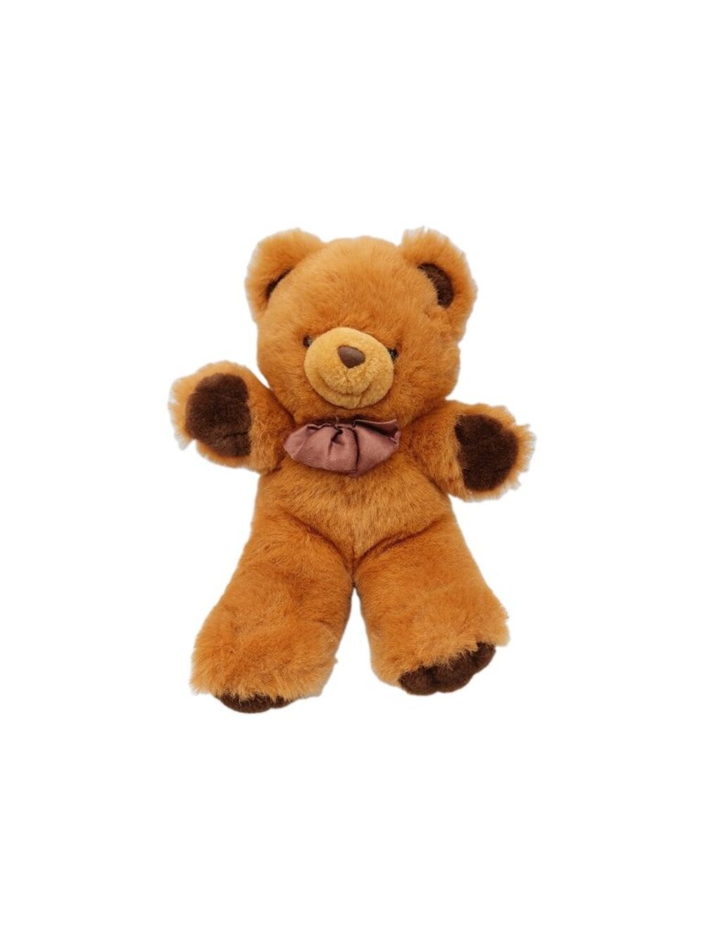 Lemonwood Teddy Bear Brown Plush 11" Sitting Stuffed Animal 1988